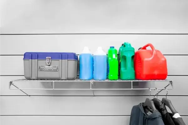 Wire Shelf wuth Rail 12-48